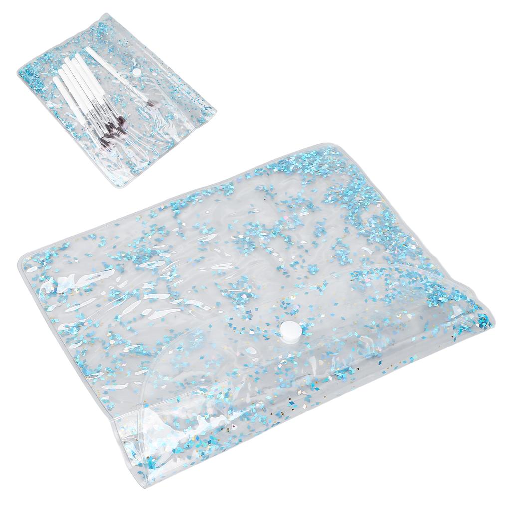 Cosmetic Bag Transparent Waterproof PVC Portable Makeup Storage Bag for Daily Travel