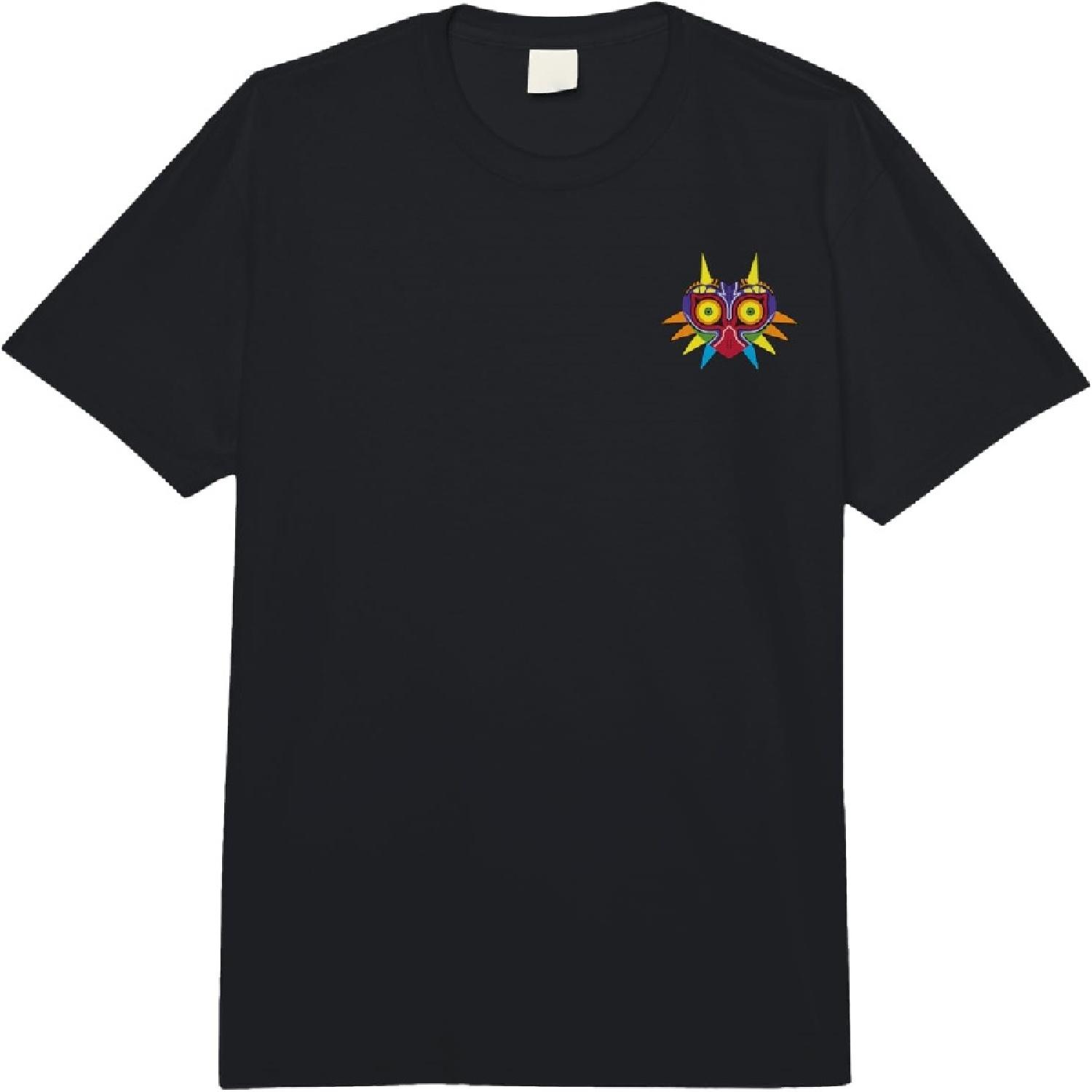 

The Legend of Zelda_ Majora s Mask Faux Pocket Mask Emblem Comfort Colors Adult Heavyweight T-shirt XXXXXL чорний
