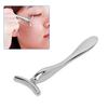 Eye Cream Scoop Stick T Shape Zinc Alloy Tightening Mini Spoon Spatula for Reducing Wrinkle Silver