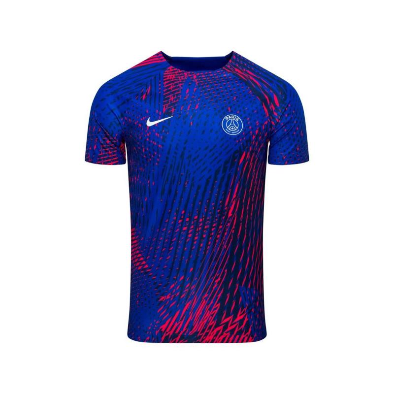 Nike Fotbalová tréninková mikina Paris Saint-Germain s raglánovými rukávy Pánské topy Modrá DR1487-418