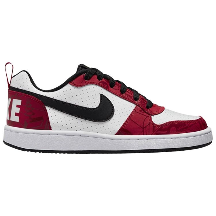 Nike Court Borough Leather Chicago Retro Sports Durable Low-Top Kids Sneakers Cold White Splicing 2020 Year Of The Rat Kids Sneakers CU2983-101