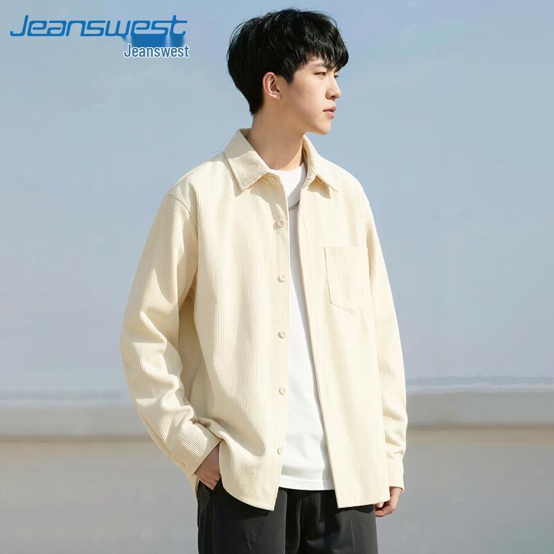 

Мужская вельветовая рубашка с длинным рукавом Jeanswest, плотная 4XL