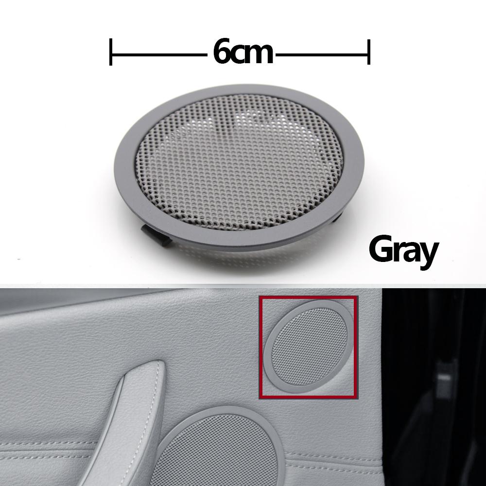 Interior Rear Door Small Round Tweeter Loudspeaker Cover For BMW X5 X6 E70 E71 E72 2007-2013 5 Series GT F07 2010-2017