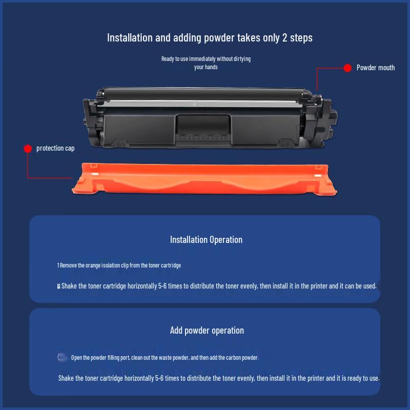 Tusheng Compatible HP CF218A/18A Toner Cartridge