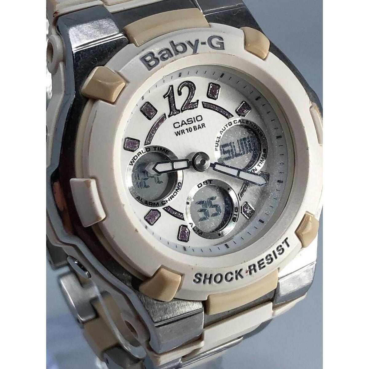 CASIO Baby-G BGA-112C Overseas Model Ladies Watch Quartz Working Product New Battery Replaced