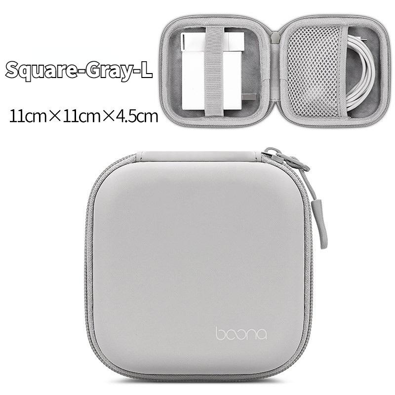 Portable Earphone Storage Bag Data Cable Organizer Bag Multifunctional Digital Gadgets Case Charger U Disk Protective Cover