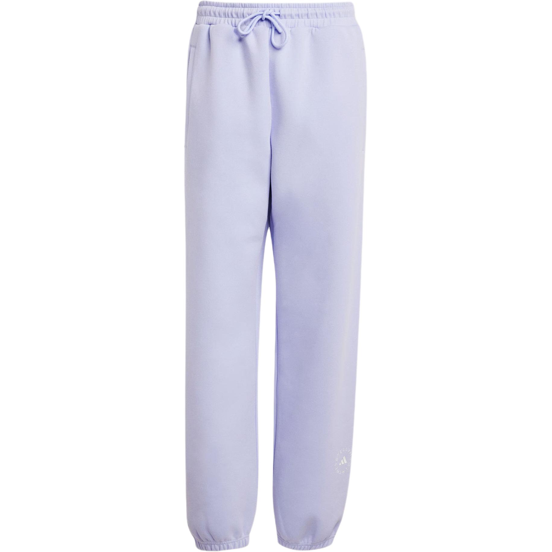 

Adidas X Stella McCartney Loose Sweat Tracksuit Bottoms Early Spring Collection Women Bottoms Light-Purple JI5170 XS