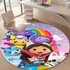 1pc Gaby's Bubble House3 Design Printed Area Round Carpet for Bedroom Living Room Home Decor Rugs Mat Non Slip Mat Rug for Bedside