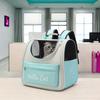 Large Lightweight Anti-Scratch Portable Cat and Small Dog Bag with Pocket Modern Cute Pet Backpack with Zipper Closure