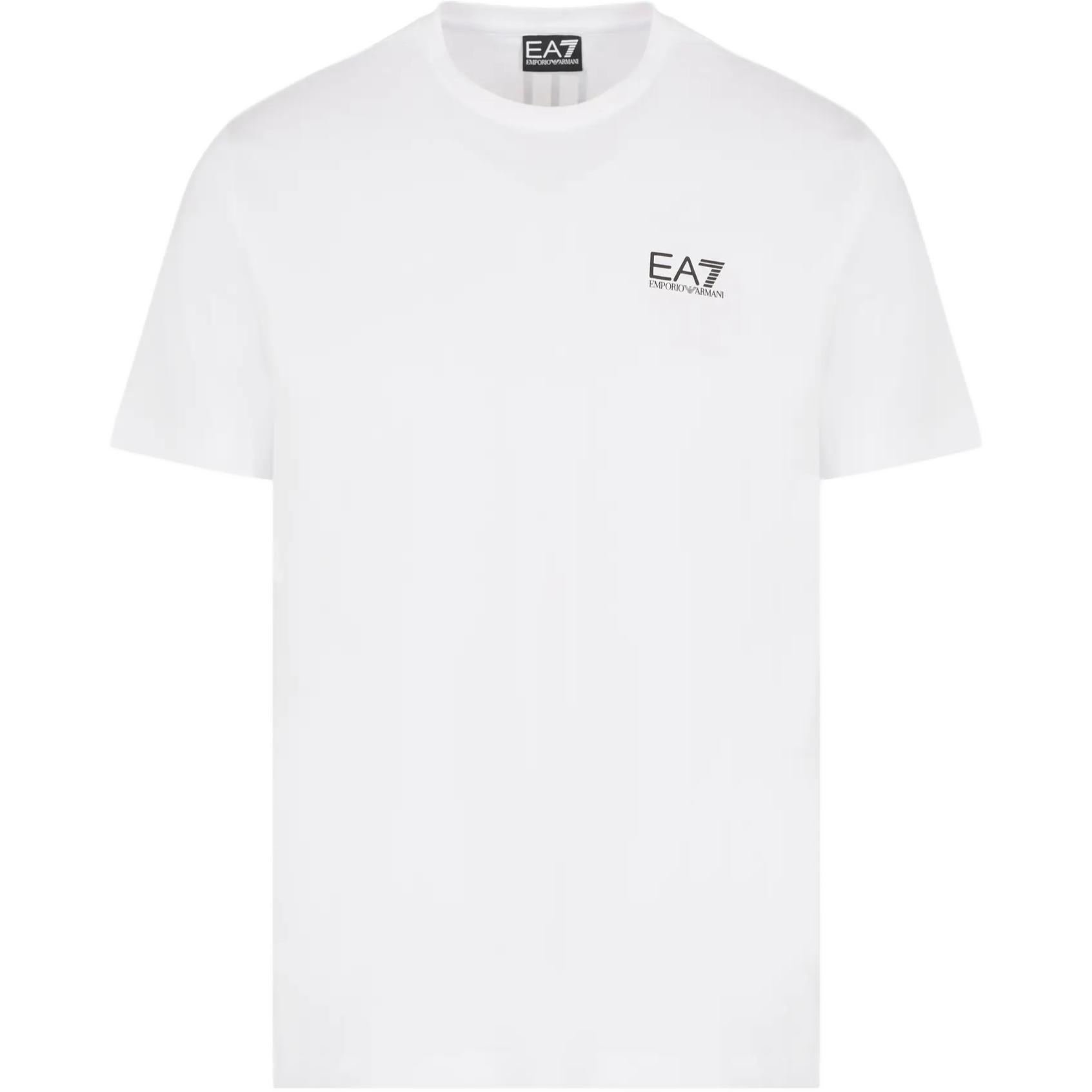 

Emporio Armani EA7 Cotton Fitted Crew Neck Training T-Shirt Men Tops Cream-White 7M000567-AF10375-M0003 M