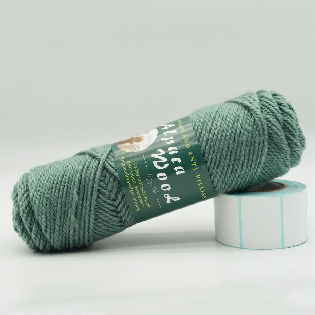 3 Knäuel Alpakawolle Garn 100g/Knäuel, 110m/Knäuel Mehrfarbig Weich & Warm Strick- Häkelgarn für Pullover, Schals, Mützen – 3,5-4,5mm Nadeln/Häkelnadeln