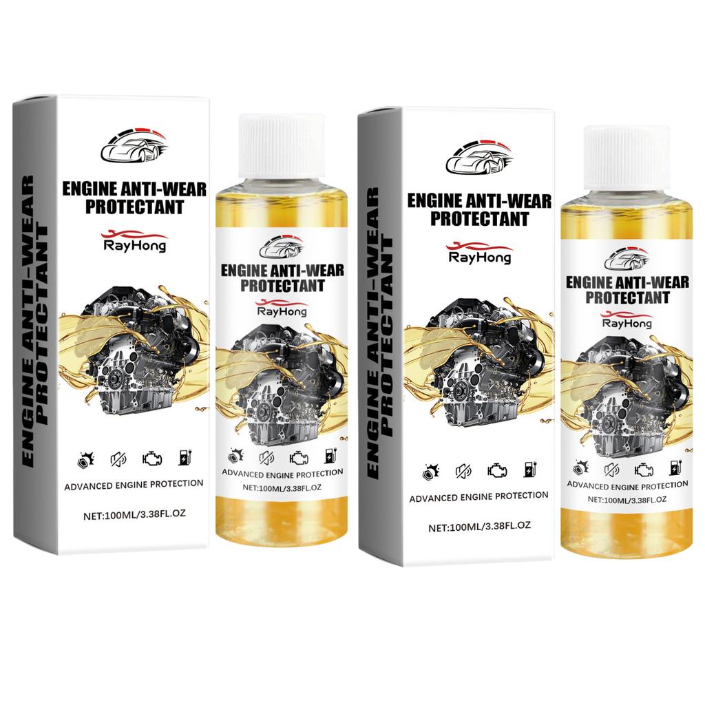 Protector Antidesgaste para Motor Agente de Recubrimiento para Motor de Gasolina Protector Antidesgaste para Motor con Nanotecnología 4 Botellas de 100 ml por Botella