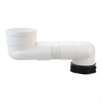 Adjustable Offset Toilet Flange Extension for Improved Drainage