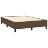 Maison Exclusive - Sommier à lattes de lit avec matelas Marron foncé 140x190 cm