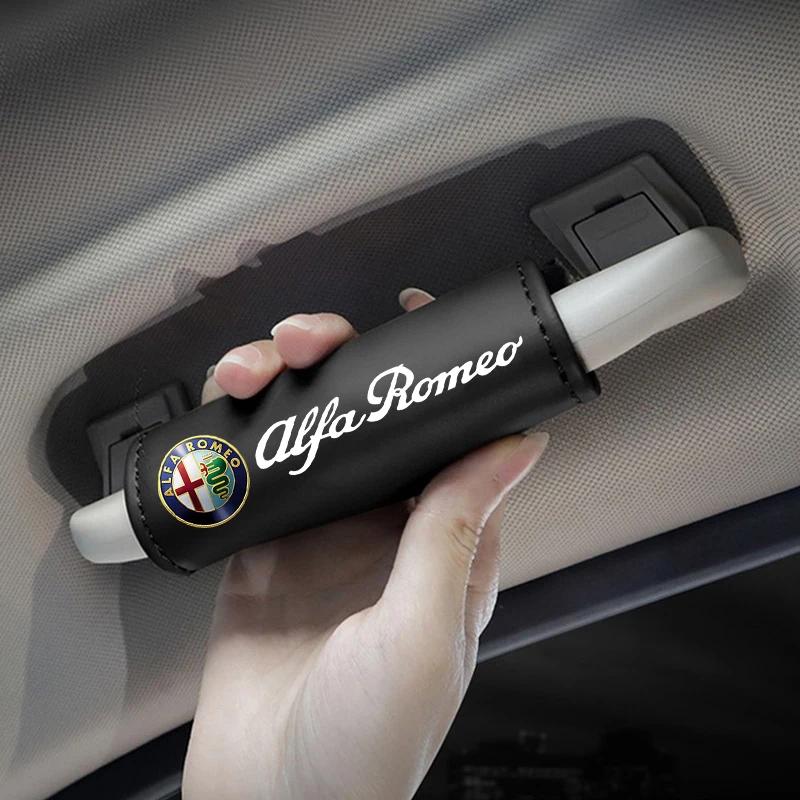 Autostickers Voor Alfa Romeo Voor Alfa Romeo Giulia Stelvio Giulietta 156 159 147 Mito Leer Auto Dak Armleuning Trekhoes Handvat