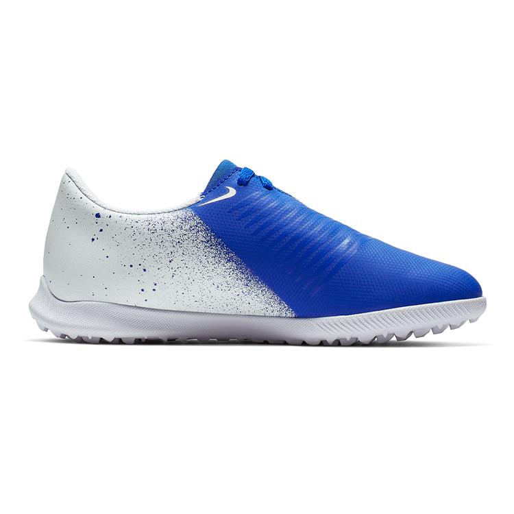 New Nike Phantom Venom Slip Resistant Cushioning Wear Resistant Coverage Low Top Kids' Soccer Shoes Blue White Kids' AO0400-104