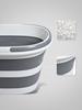 Foldable Household Car Wash and Laundry Bucket: Large Capacity, Thickened, Handheld, Portable, and Telescopic Design.