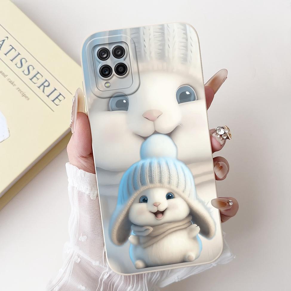 Funda For Samsung A12 Case A125F Silicone Cute Kawaii Luxury Fashion Flowers Cover For Samsung Galaxy A12 Phone Case Shockproof