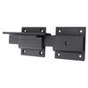 Flip Gate Latch Lock Carbon Steel Door Latch with Padlock Hole for Outdoor Wooden Fence Barn Door Yard