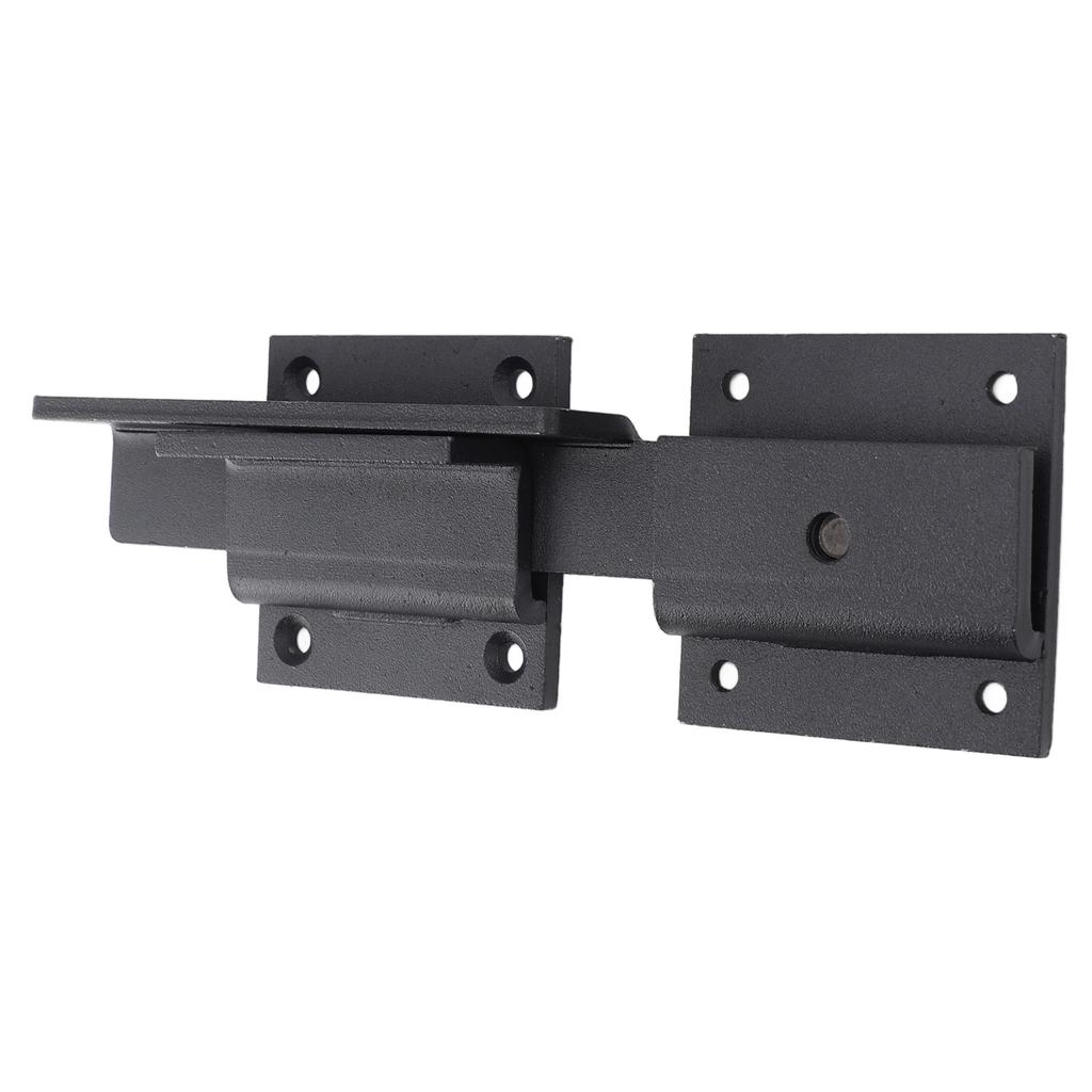 Flip Gate Latch Lock Carbon Steel Door Latch with Padlock Hole for Outdoor Wooden Fence Barn Door Yard