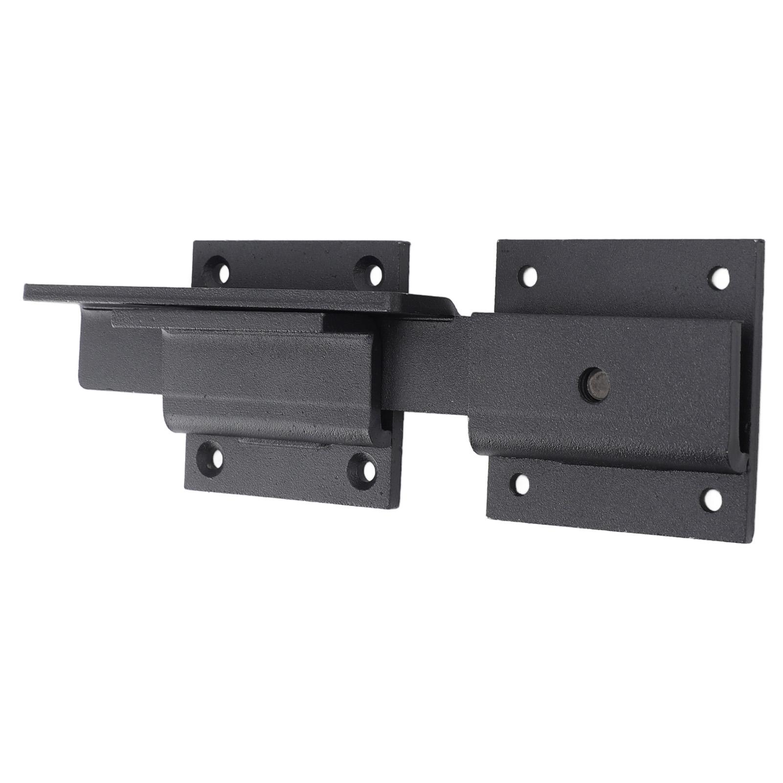 

Flip Gate Latch Lock Carbon Steel Door Latch with Padlock Hole for Outdoor Wooden Fence Barn Door Yard