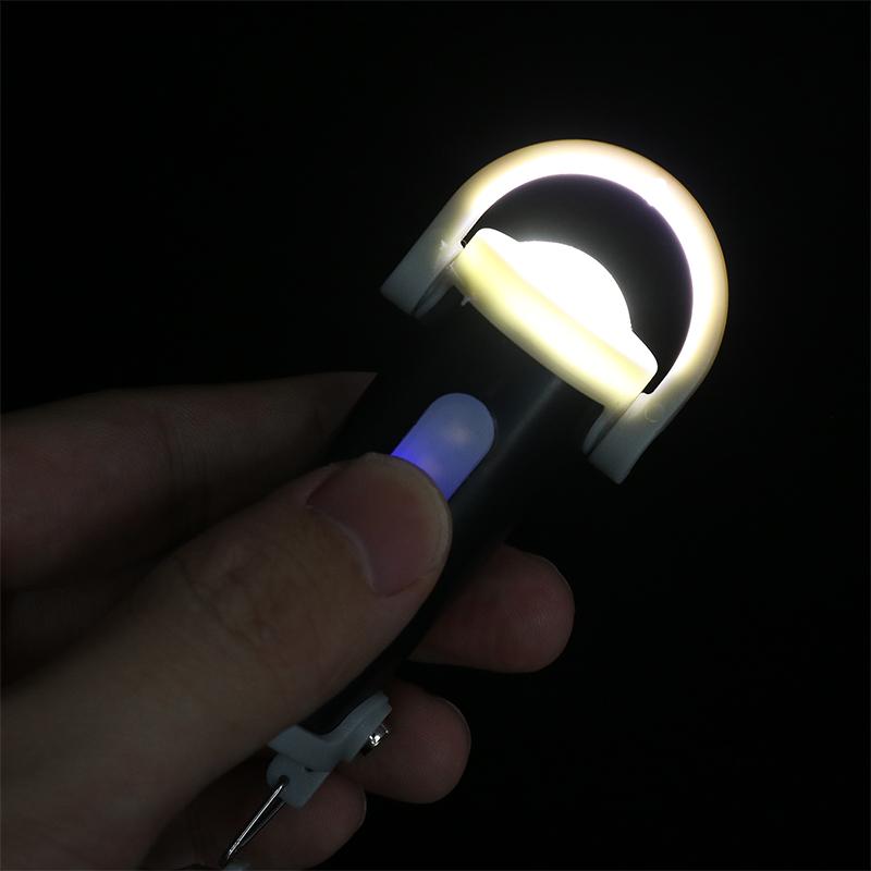 Rechargeable Led Keychain Light Mini Flashlight, Waterproof Work Light For Outdoor Camping Fishing Emergency Usb Charging