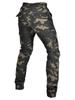Men's Camouflage Motorcycle Jeans: Slim Fit, Multi-Pocket, Four Seasons, Anti-Fall Riding Pants.
