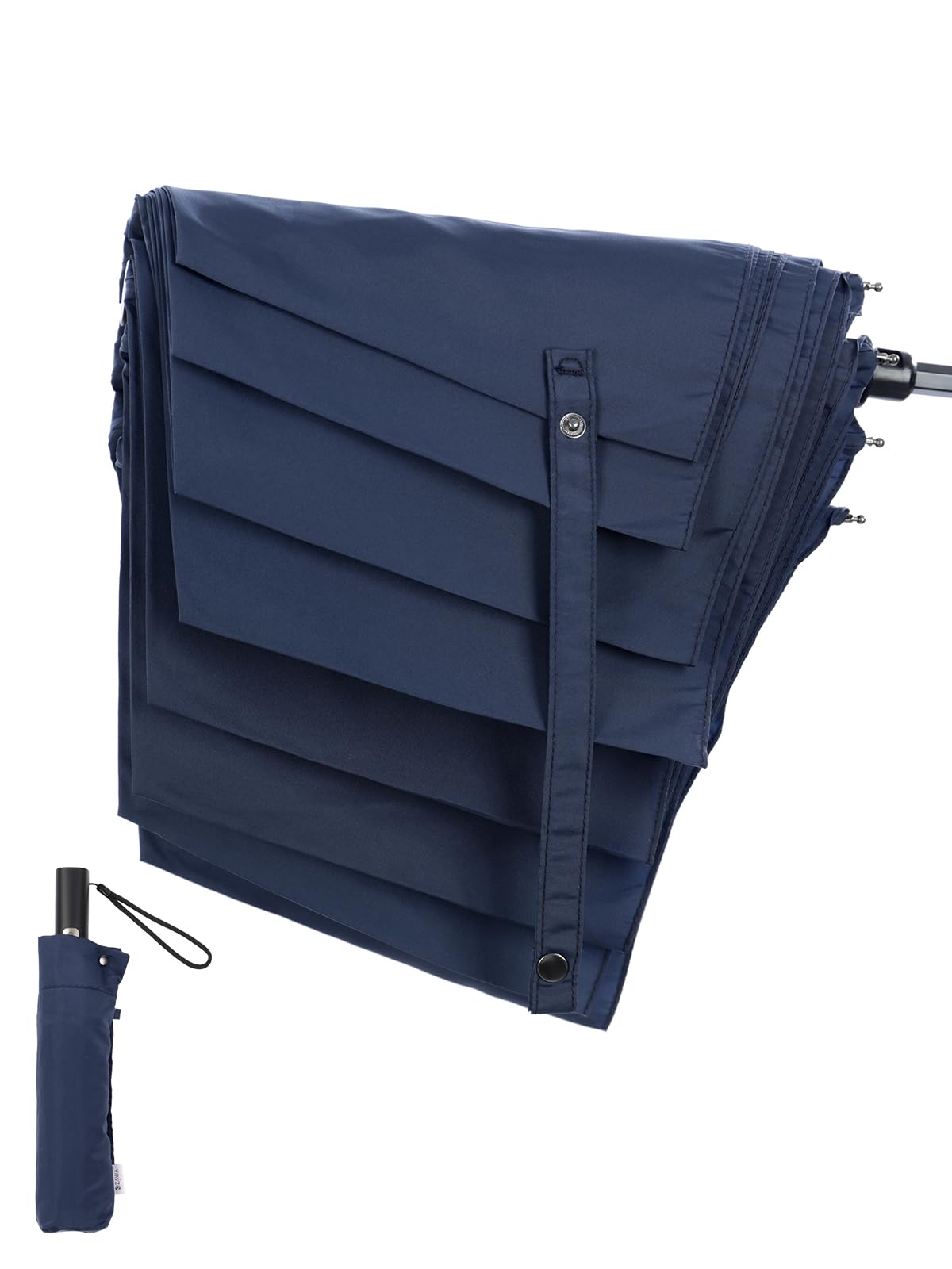 

KIZAWA Folding Automatic Folding Level 5 Water Rain Umbrella with 8 65cm Main Rib Umbrella, Shape-Resisting, One-Touch Open/Close, Large, Men s,