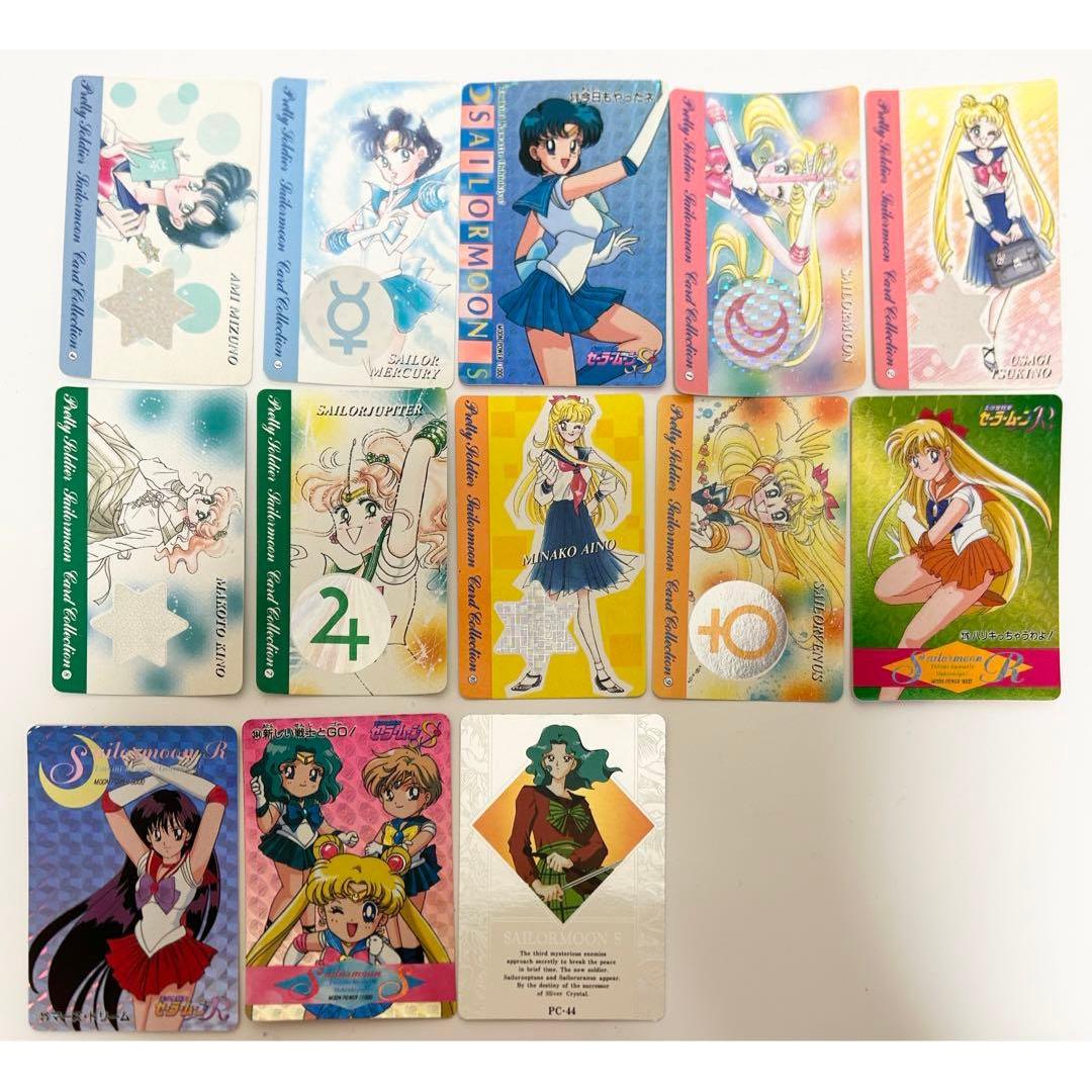 Sailor Moon trading card (with Kira card)