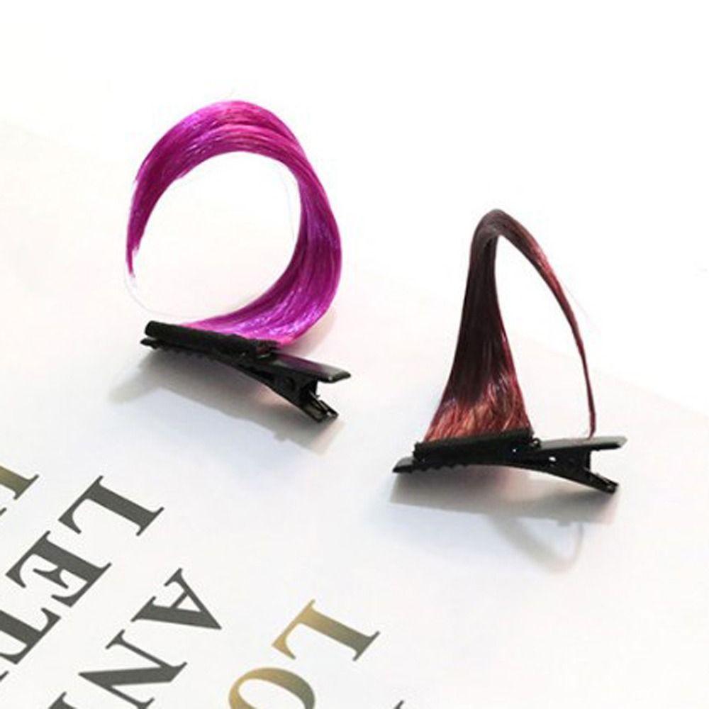 Косичка Головной убор Парик Заколки для волос Украшения для волос Милые заколки Смешная шпилька для волос Мальчик Девочки