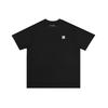 AMIRI Color Gradient Letter Cotton Short Sleeve Shirt Black A503