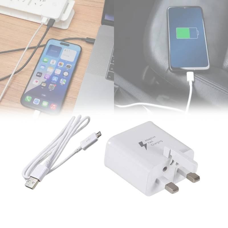 S8 S10 Charger Adapter With Fast Charging For Uk Plug Smartphones