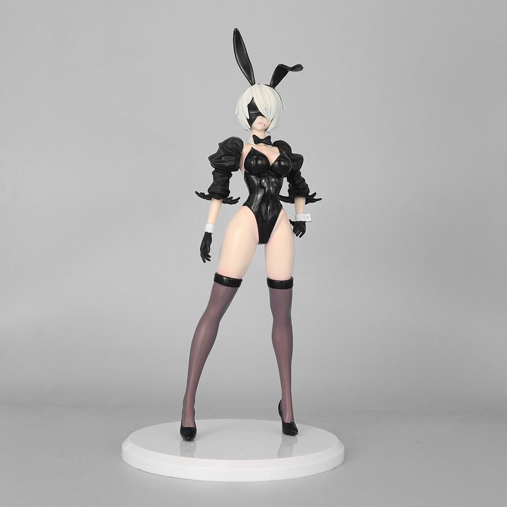 Nier:Automata Figure Yorha No. 2 Type B Figure Bunny Girls Anime Figurine Model Statue Doll Collection Adults Gifts