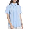SPRING SEAON Short Sleeve Pintuck Plus Loose No Everyday Deodorizing Light Size M Women's Blouse, Size, Summer, Fit, Iron, Office, Casual, Wear,