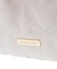 Maison de Fleur Quilted Ribbon Tote Bag with Black Women's Scarf,