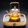 ZISIZ Square Fine-Grain Glass Teapot