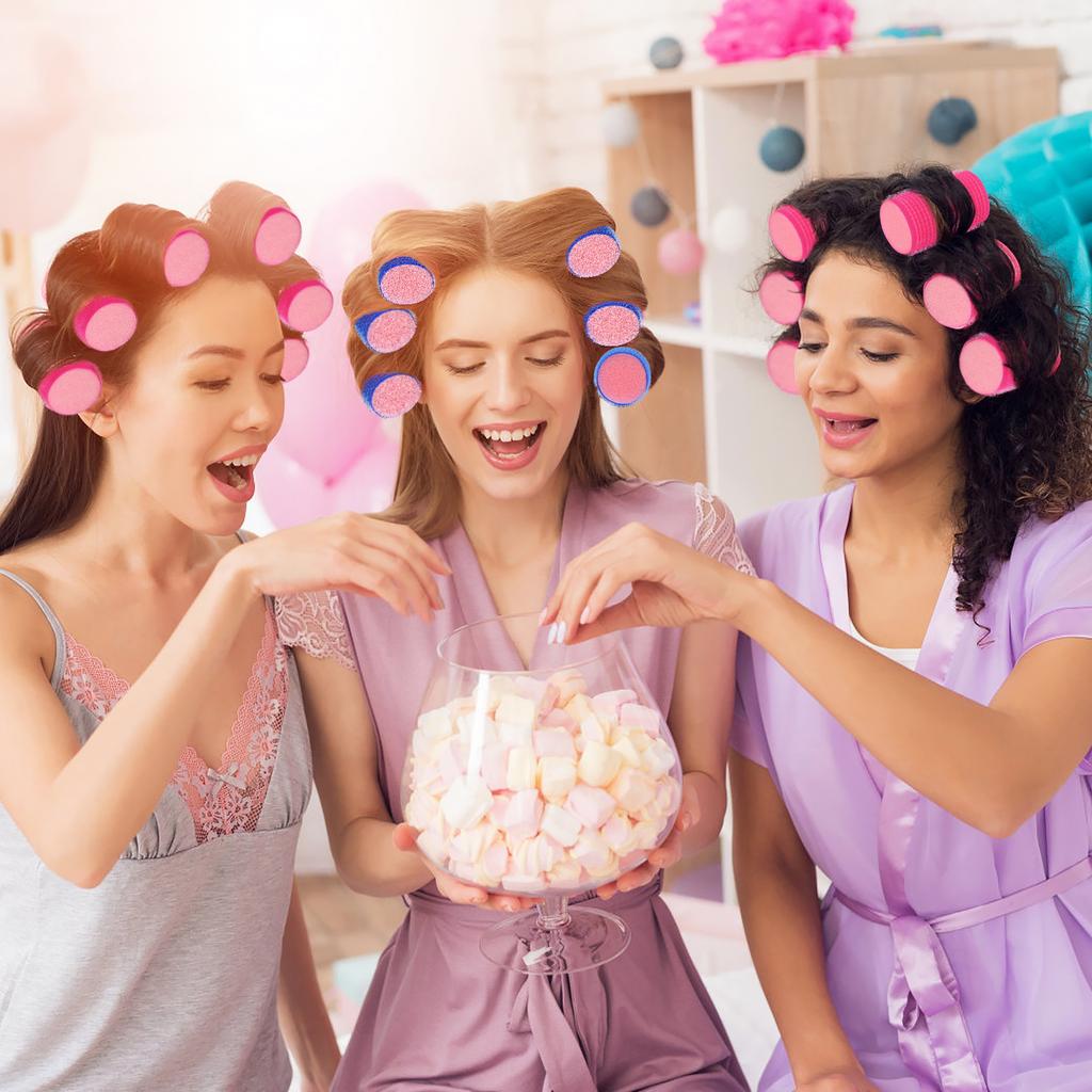 DIY Weiche Schwamm Schaumstoff Kissen Lockenwickler Haarwickler Frauen Schlafen für Pony Salon Friseur Friseurbedarf