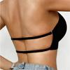 Europäische Größe Damen Multifunktionale U-förmige Mesh-Unterwäsche Damen Cross-Back Träger-BH
