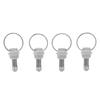 4Pcs Ball Lock Keg Pressure Relief Valve Stainless Steel Keg Lid Pressure Relief Valve Home Beer