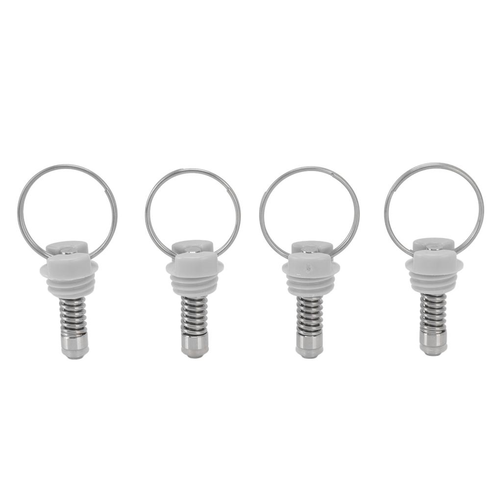 4Pcs Ball Lock Keg Pressure Relief Valve Stainless Steel Keg Lid Pressure Relief Valve Home Beer