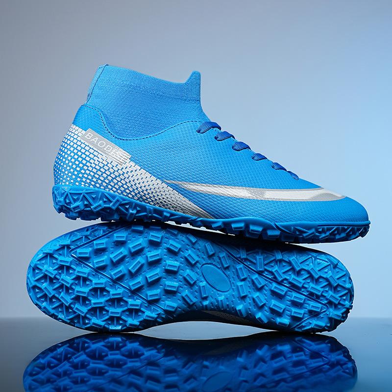 New design large size comfortable flat bottom wear-resistant youth football shoes football shoes