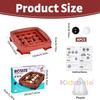 Track Logic Chess Fun Game Table Top Orbital Logic Chess Game Family-Child Intelligence Game 2 Player Strategy Board Games