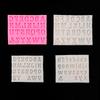 Silicone World 3D Letter Number Silicone Mold Cake Flipping Sugar Chocolate Cake Mold Baking Tools Alphanumeric Resin Molds