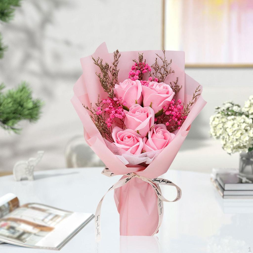 Floral Soap Bouquet Gift Set for Elegant Occasions
