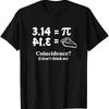 Pi & Pie Coincidence Meme T-Shirt,Soft Breathable & Fade-Resistant, Classic Fit for Daily Casual Wear
