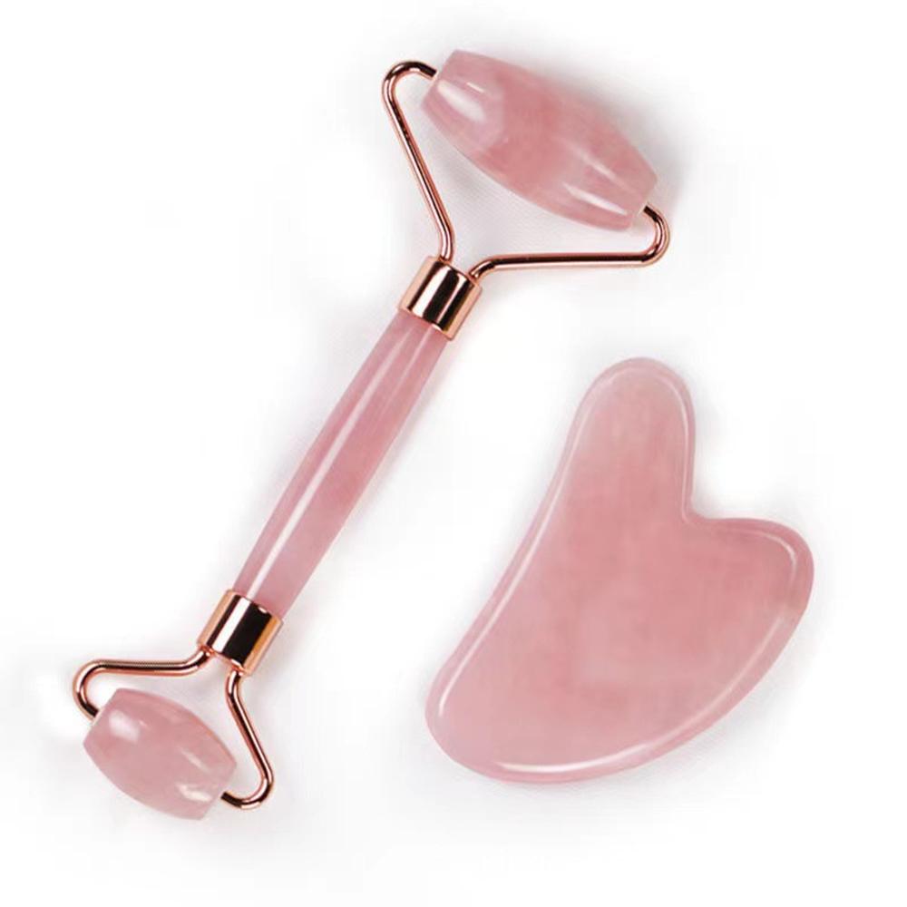 New Powder Roller and Scraping Board Set Facial Beauty Massage Sooth The Body