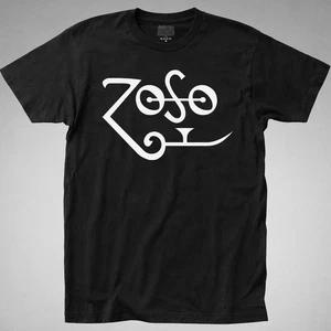 Zoso T-SHIRT Jimmy Page Plant Zeppelin Robert Classic Rock vintage logo tee 1 S