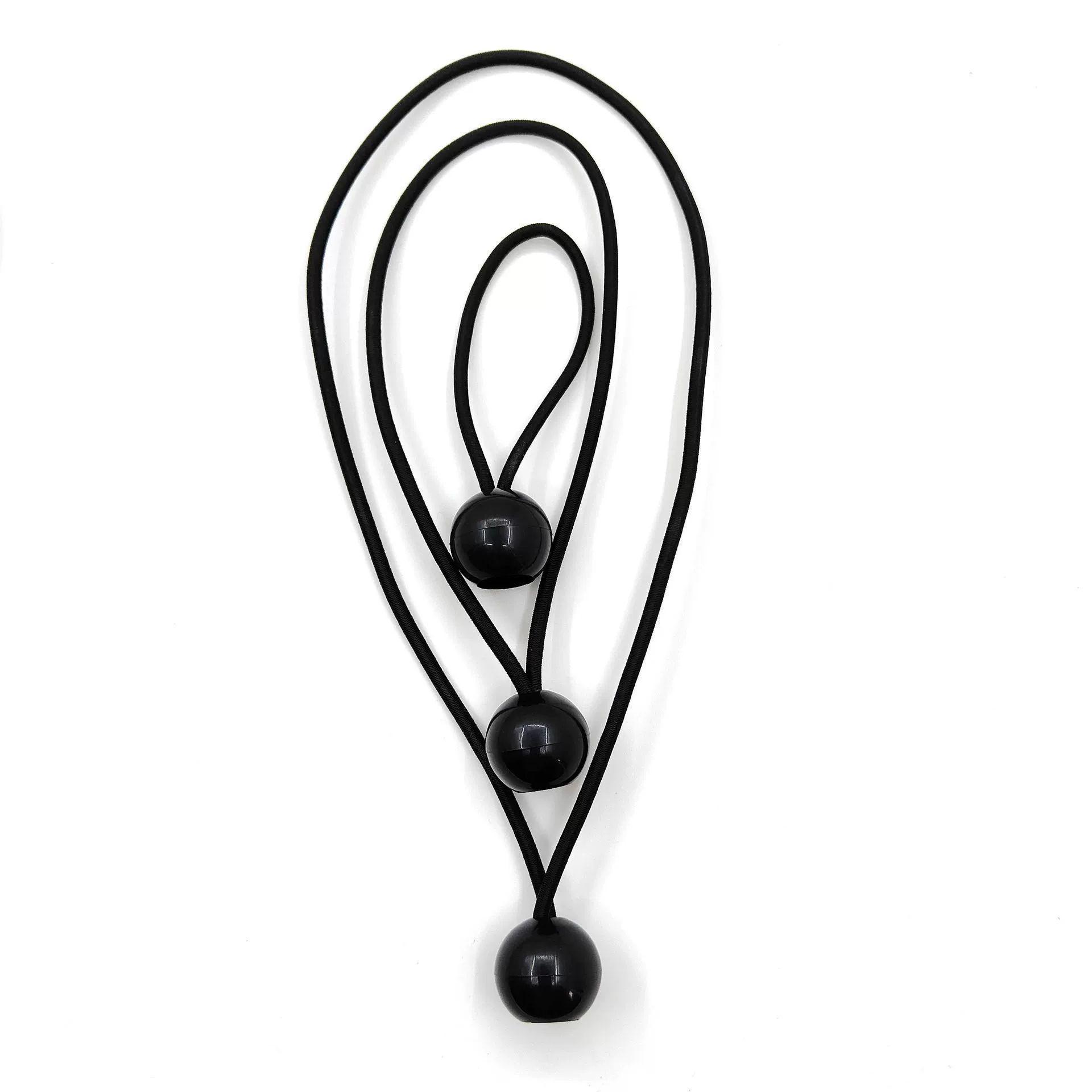 

Elastic Ball Rope for Outdoor Canopy and Tent Organization Black 4mm