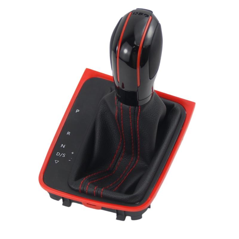 Automatic Transmision Gear Shift Gaiter Boot Cover Case Panel For Volkswagen VW Golf 7 MK7 7.5 DSG R GT