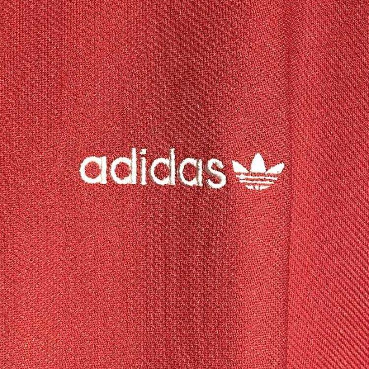 Adidas Originals Sport Lifestyle Serie Bequeme Weiche Atmungsaktive Stehkragen Gestreifte Vintage Langarmjacke Herrenjacken Rot JL8393